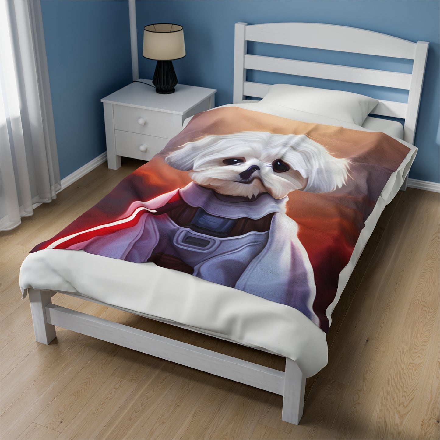 Ashie the Muse Star Wars Inspired Velveteen Plush Blanket 3 sizes