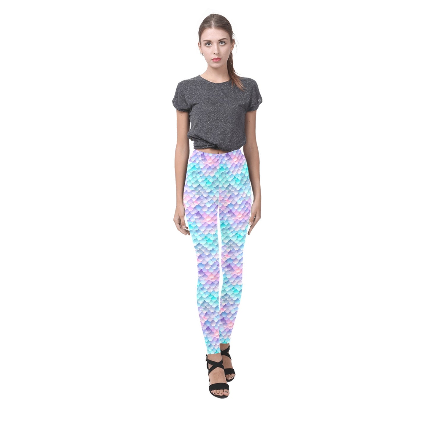 Pastel Mermaid Tail Women's Leggings
