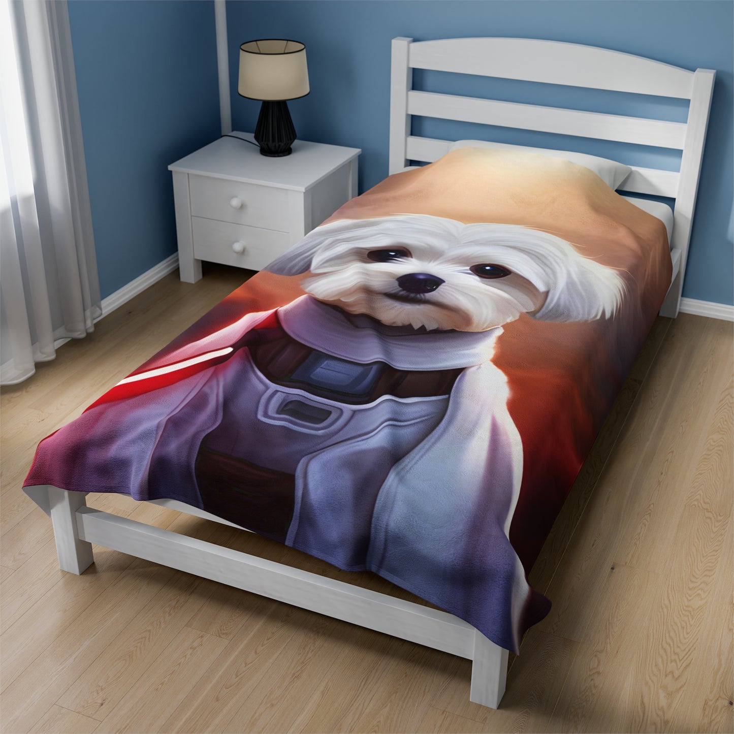 Ashie the Muse Star Wars Inspired Velveteen Plush Blanket 3 sizes
