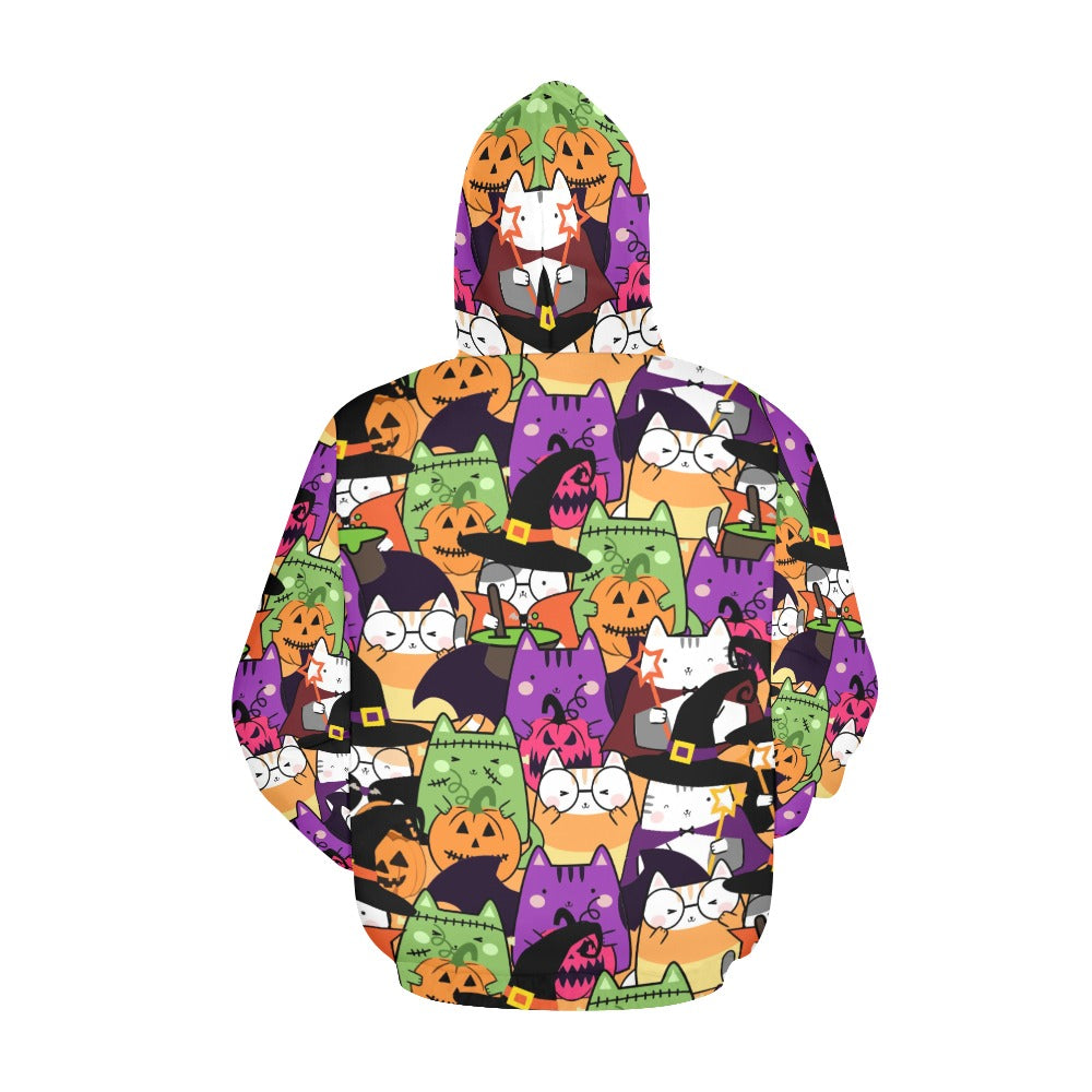Halloween Cats Hoodie for Women (USA Size)