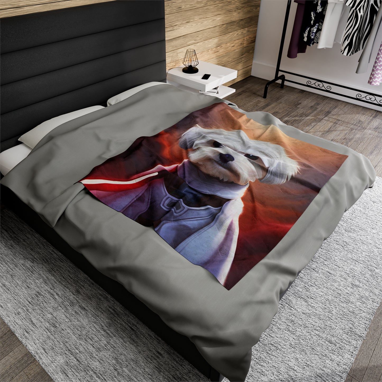 Ashie the Muse Star Wars Inspired Velveteen Plush Blanket 3 sizes