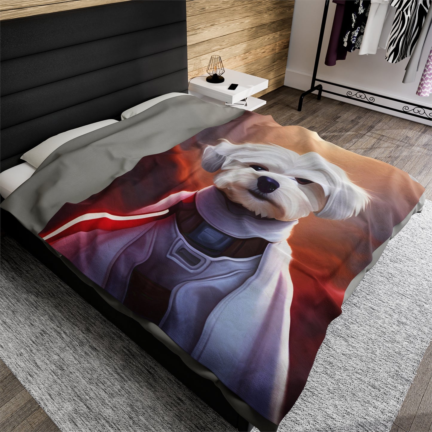 Ashie the Muse Star Wars Inspired Velveteen Plush Blanket 3 sizes
