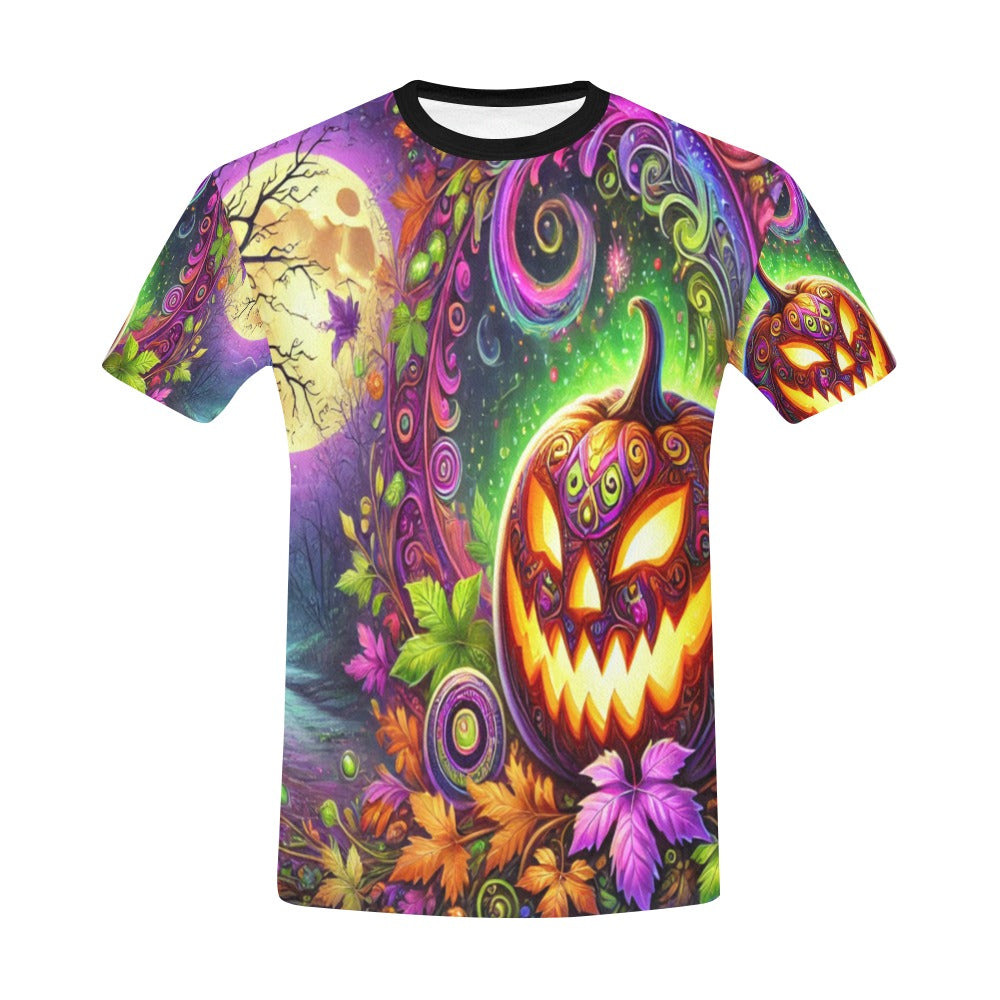 October Scene T-Shirt for Men (USA Size)