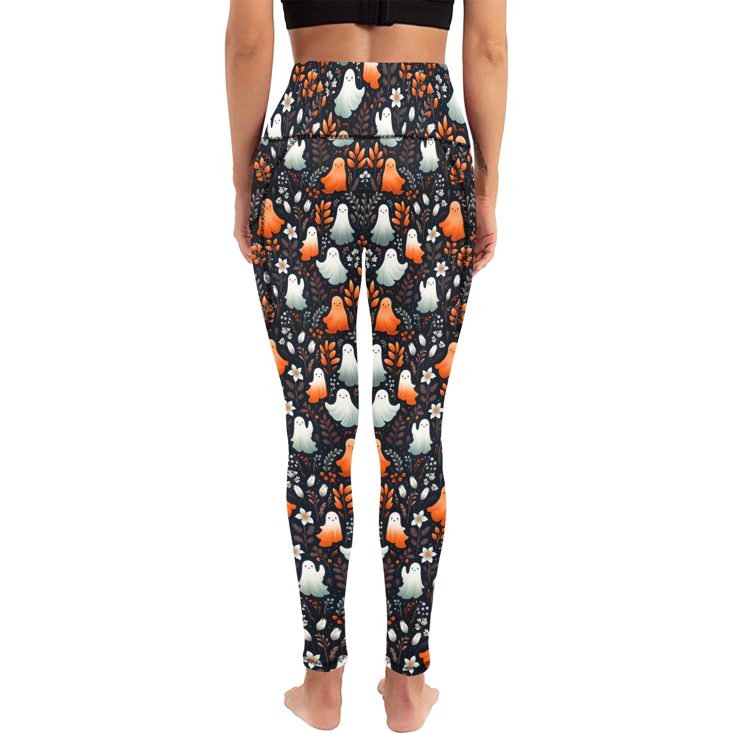 Halloween Boho 2 Women's Leggings with Pockets