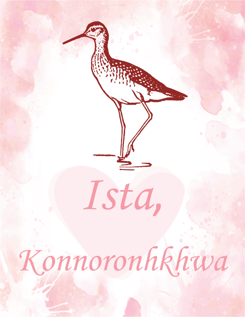 Ista, Konnoronhkhwa - Mom, I Love You Snipe Clan - Mohawk Journal