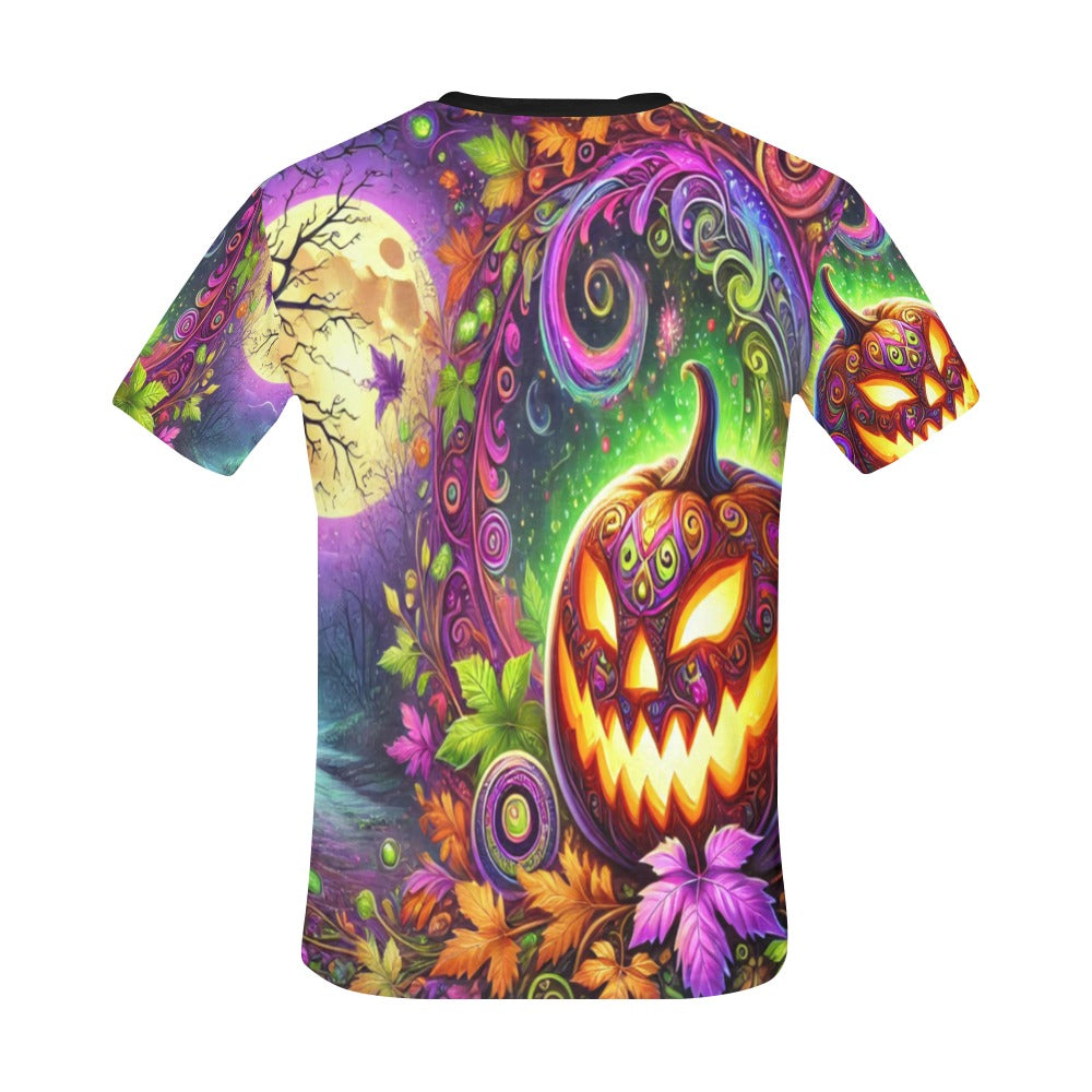 October Scene T-Shirt for Men (USA Size)