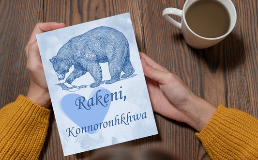 Rakeni, Konnoronhkhwa - Dad, I Love You Bear Clan - Mohawk Journal