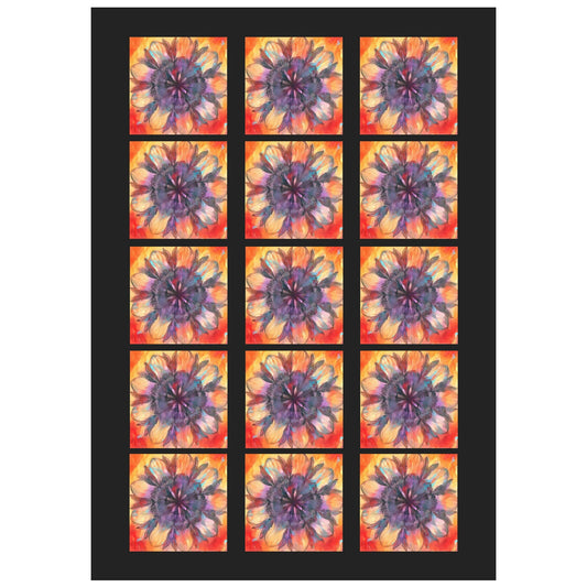 Painted Flower  Temporary Tattoo(15 Pieces)