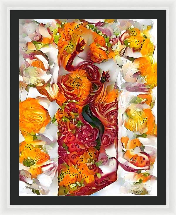 Psycho Movie Inspired Shower Scene #30 - Framed Print